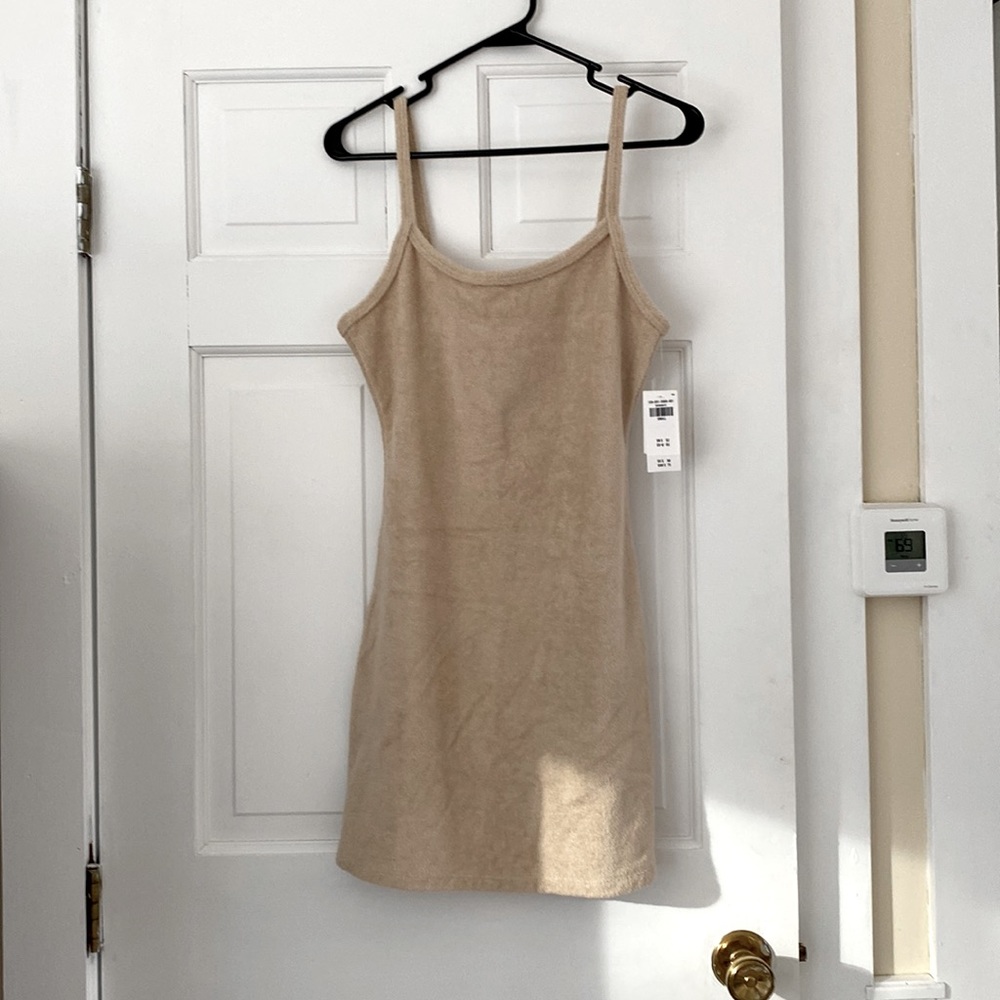 Tan ish colored swim cover up from Abercrombie